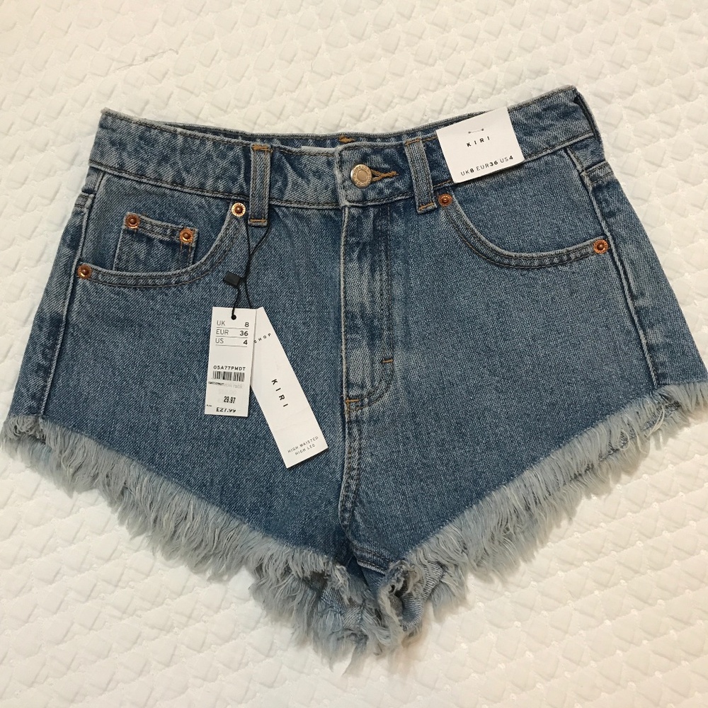 Kirk high waisted denim shorts
